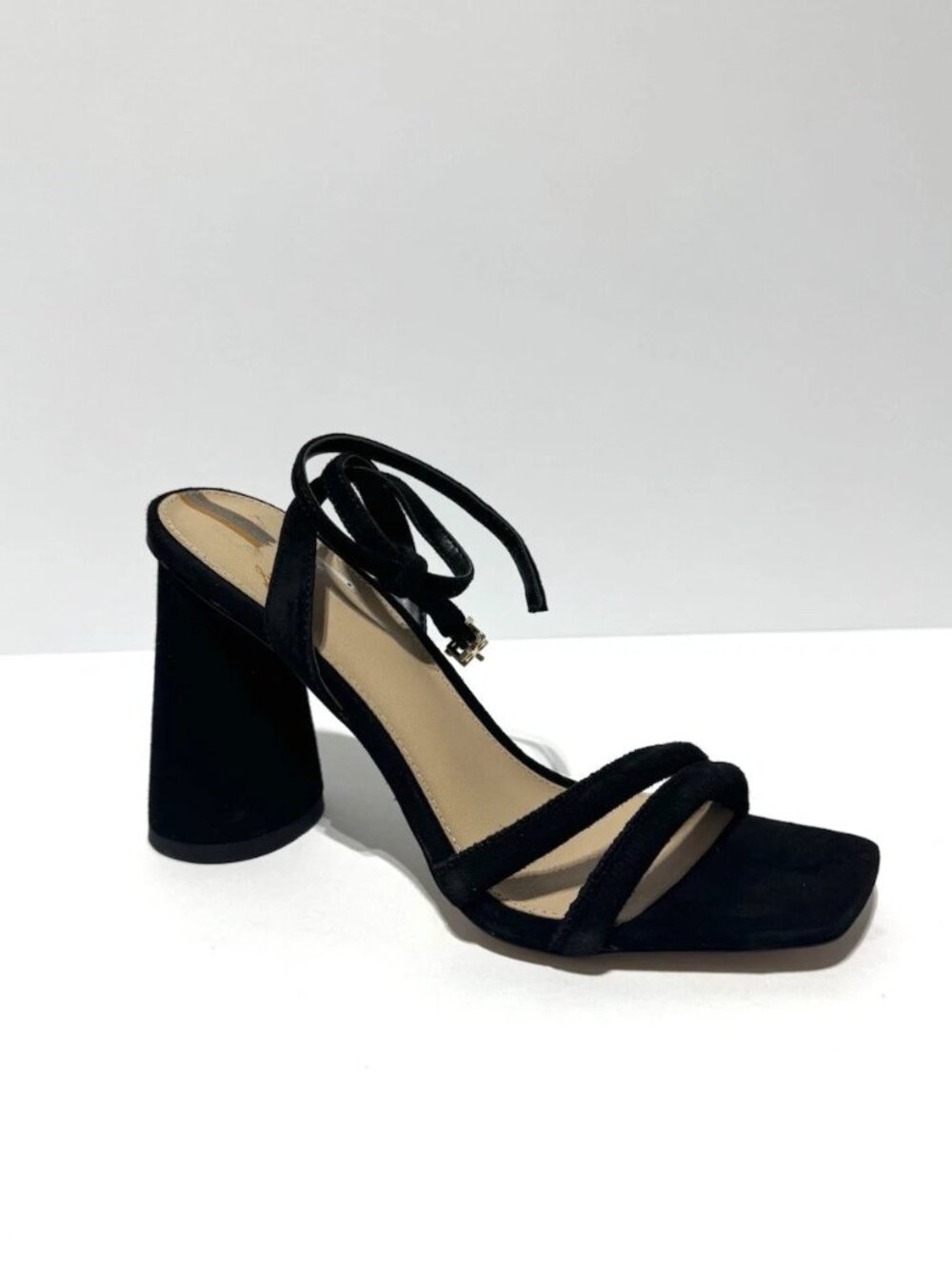 Sam Edelman Womens Kia Sandals Black Suede Size 7 M